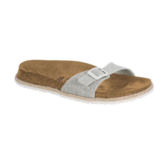 Birkenstock Papillo NEW size 43N Madrid sandals - beach light gray - Picture 2 of 6